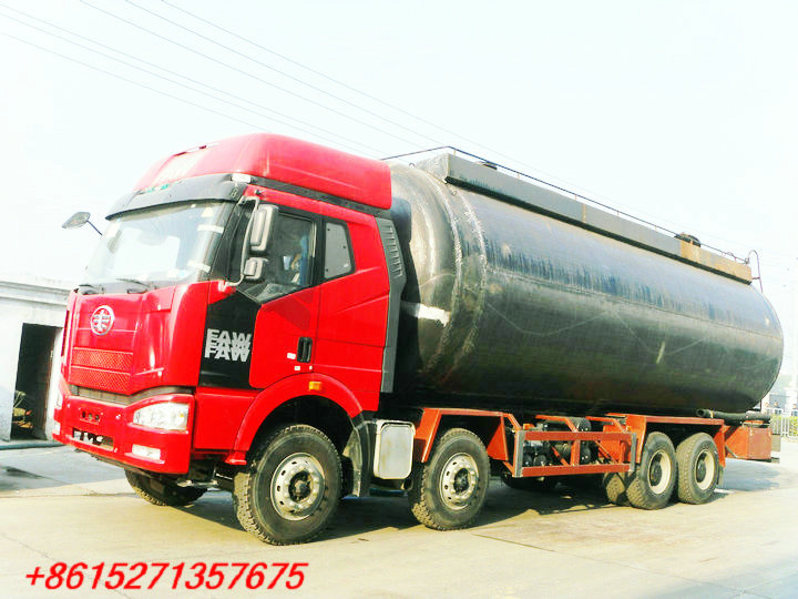 FAW J6 8x4 Pneumatic Bulk Tanker Truck 40~47 Cbm