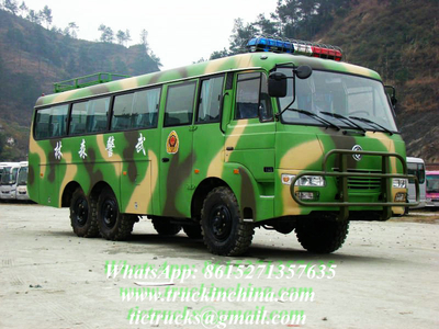 Dongfeng 6X6 EQ6840PT Cross-country Off-road Bus
