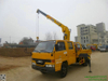 3.2T JMC Double Cab Small Truck with XCMG 2T Crane 
