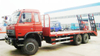 Flatbed Truck Dongfeng 6x4 Flatbed Truck for Loading Excavator