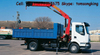 Cargo Truck Mounted Crane Palfinger 4x4 chassis