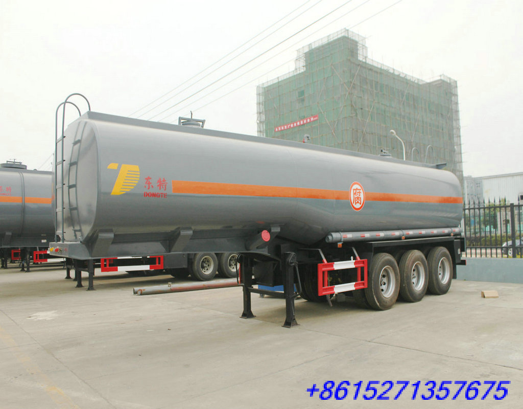 DTA9407GHY Chemical Acid Tank Trailer for 30% HCL