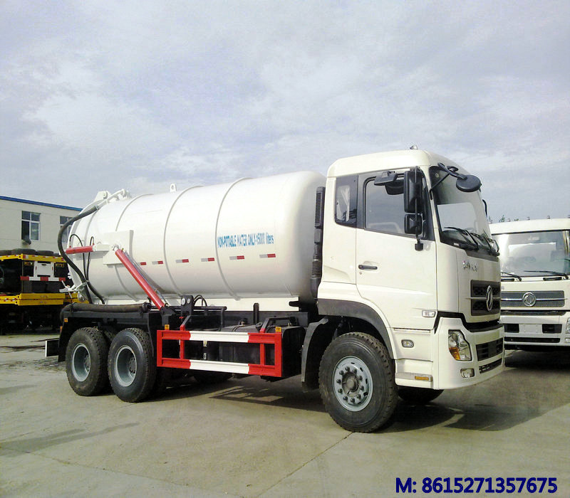 Dongfeng DFL 6x4 Vacuum tanker truck 15000L~20000L EURO3 6