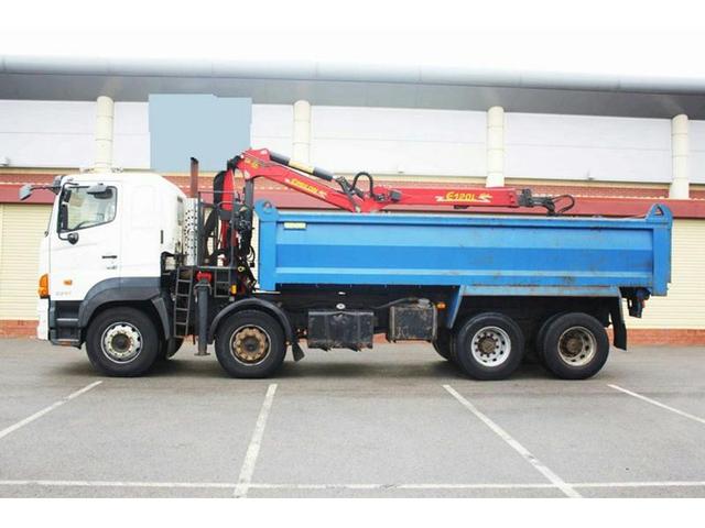 HINO 700 FY Tipper truck with loader crane