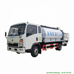 HOWO Asphalt Distributor 6000L Tank Spraying Nozzles 30 Nos (Asphalt Tank Insulated Spray Bitumen 4.5 -5 meters)
