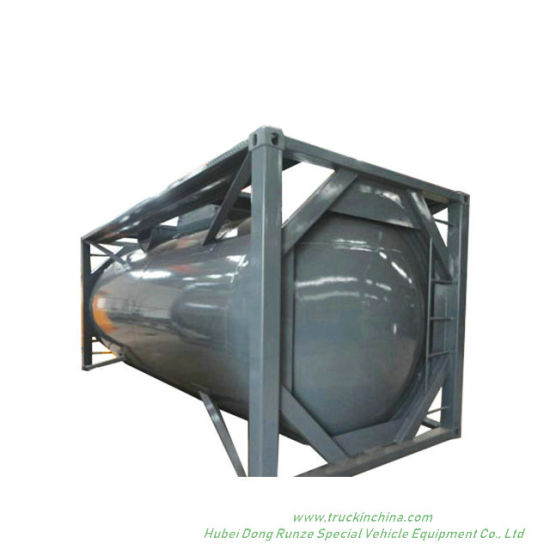 Fluoroboric Acid, Boric Acid Tank (20FT ISO Container Frame) Un1775 Road Transport Steel Lined LDPE for Borofiuoric Acid, H3bo3, Hbf4
