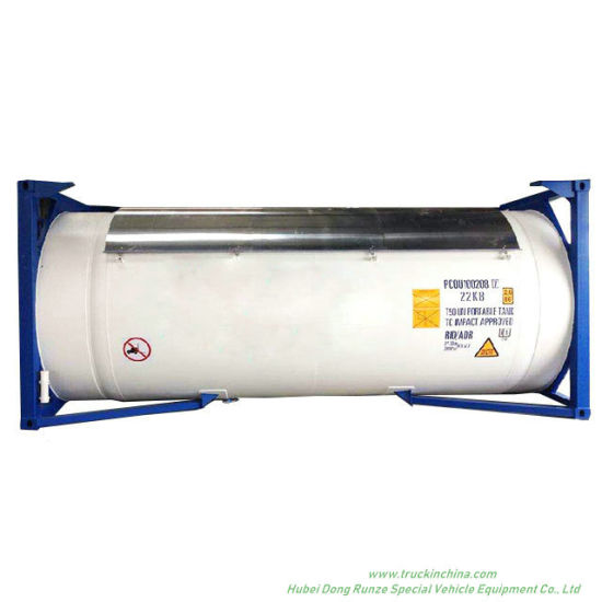 20FT Pressure Tank Container for Liquid Ammonia Un1005 Liquid Nh3 (IsoTank Ammonia, anhydrous) Road Transport