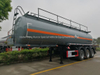 3 Axles Acid Tank Trailer for Sodium Hypochlorite Transport 29cbm Bleach