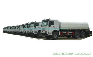 Wholesale HOWO off Road 6X6 Awd Water Tanker Truck (20m3-24m3 Water Tank Bowser Sinotruck) to Tema Ghana