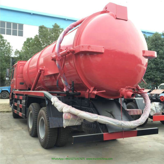 HOWO 12-20 Cbm Vacuum Suction Sewage Tanker Truck