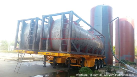 Swap ISO Tank Container Stainless Steel Heavy Duty for Used for Acid, Chemicals, Edible Oil, Liquid Food, Acetic Acid, Boric Acid, Milk, Alcohol Tansport