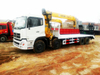 Dongfeng 8X4 Flatbed Truck Mounted 12t Crane Sq12sk3q for Sale