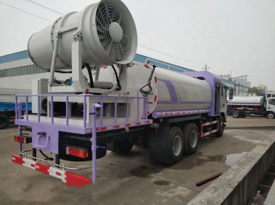 Dongfeng 6X4 Dust Suppression Vehicle, 15m3 Water 50/60/80/100 Meters Fog Disinfection Tanker