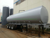 33 T Liquid Sulfuric Acid Tank Trailer (22-33M3 Carbon Steel 8mm Shell, Or Lined LLDPE Plastic Rubber for H2SO4 Dilute Sulphuric Acid HCl Hydrochloric acid)