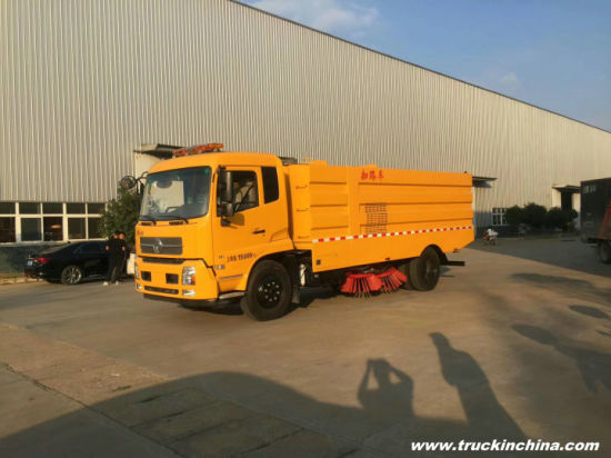 Dongfeng Efficent Street Vacuum Road Sweeper 7 Cbm Garbage 3.5cbm Water Stainless Steel 4X2 -4X4 -Rhd. LHD