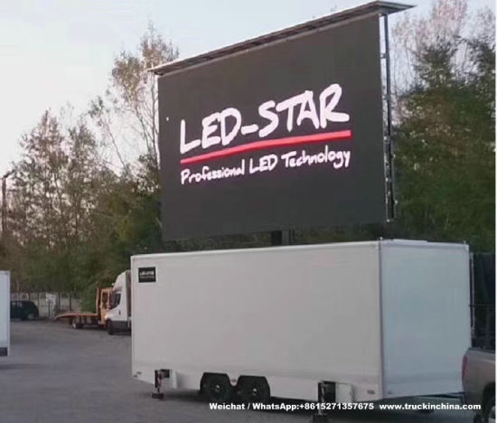 LED Billboard Truck Trailer P4 P6 -P8 LED Screen Customized Advertising