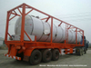 Customising 40FT Stainless Steel Tank Container with Insulation Steam Heating for Phosphorus Chemeical Liquid Transport