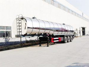 Miro Stainless Steel Claded Asphal Bitumen Tanker Trailer for Sale