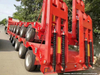 Customized Heavy Haul Multi Axles Modular Trailer 120 Tons Low Bed Trailer
