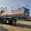Sodium Hydroxide Tank Semi-Trailer 3 Axles 20000liters, 32000liters Steel Tank Lined LLDPE