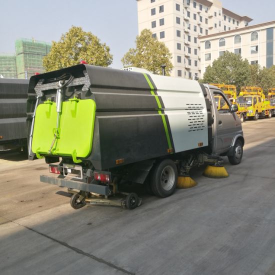 Changan Mini 3 Cbm Road Sweeper Truck 2cbm Garbage +0.5cbm Water