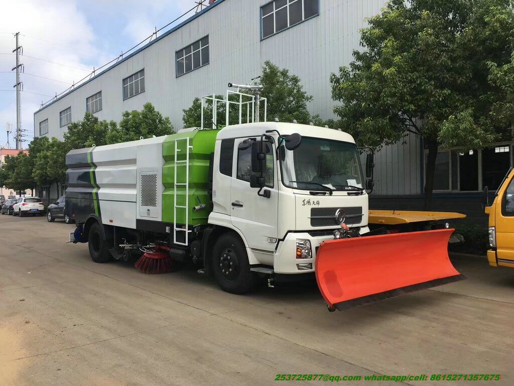  King Run Road Cleaning Truck Street Sweeper Truck for Sale 170hp /190hp