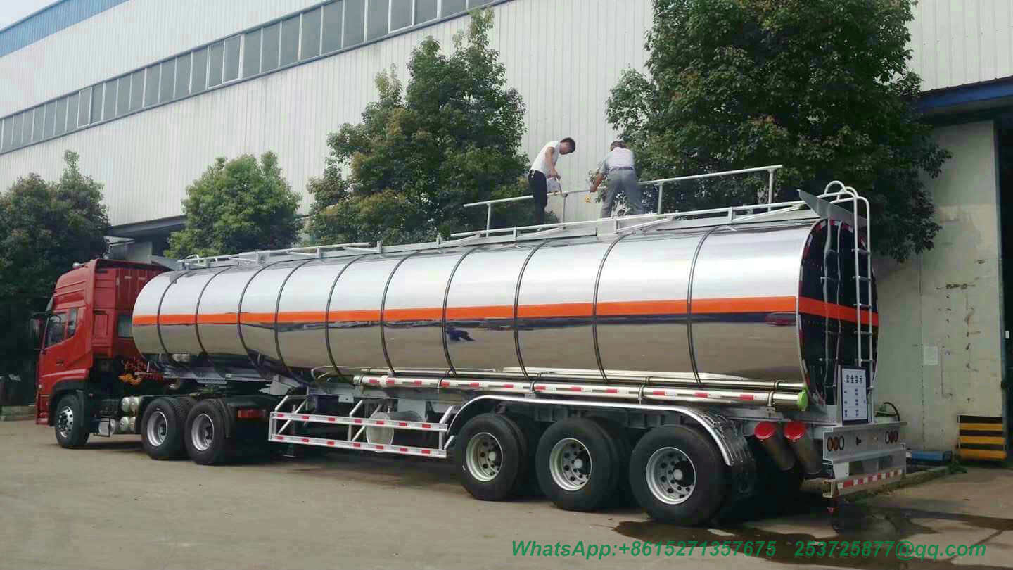  Ammonium Nitrate Emulsion Tank Semitrailer 30 Metric Ton 
