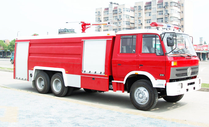 EQ1208GJ5 6X4 water foam tanker fire truck