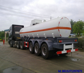 Strong Acid Sulfuric Acid Tanker Trailer Dish Round SHAPE 19000L<Customization>