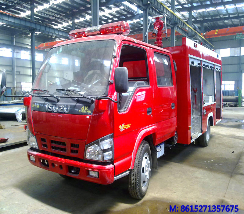 ISUZU 3t Water Tanker/foam Fire Truck
