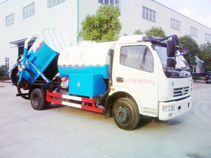 Cleaning-vacuum Truck Pressure Water Clean Truck Two Tank 2.74+2.94m3