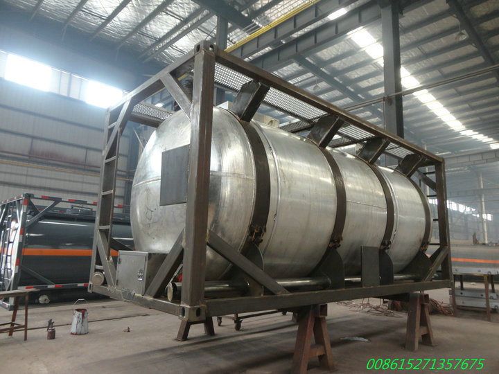 20ft Tank Container for nitric acid tank
