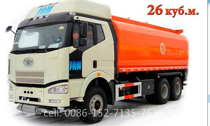 FAW J6 6x4 fuel tanker