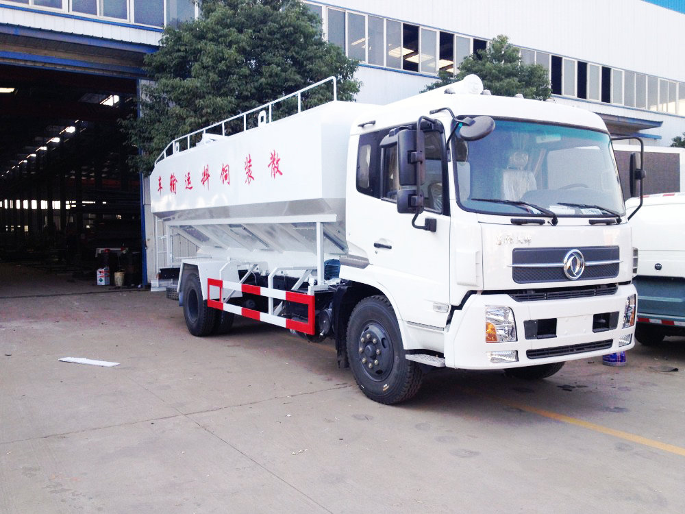  Bulk Poultry Feed Transport Truck Bulk Feed Truck Trailer