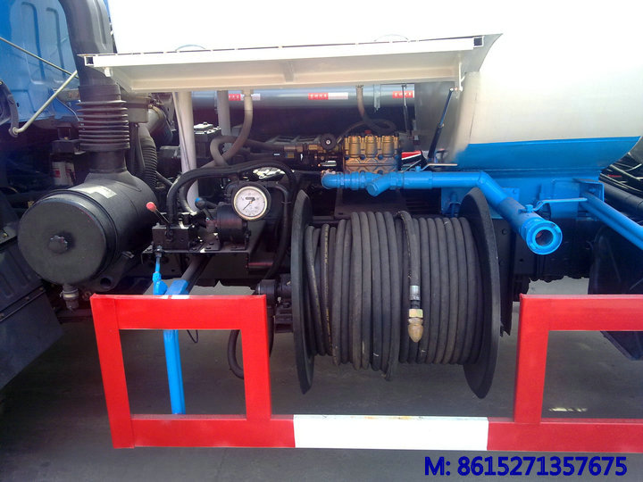 Dongfeng EQ Vacuum Tanker Truck Combined Jetting