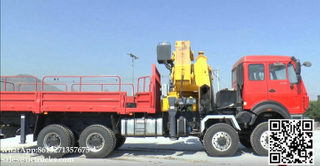 Beiben 8x8 Off Road Truck Loading Crane Mounted 25T XCMG
