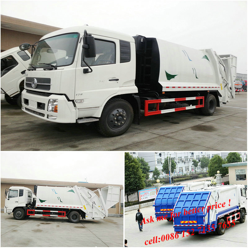 Dongfeng Kingrun Trash Compactor Truck Garbage Truck(8-10T)