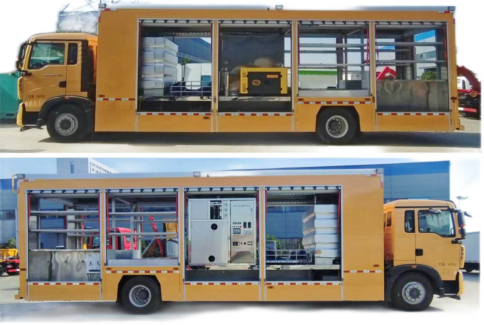 Wholesale HOWO Mobile Water Purification Truck in Chinese Hubei Dong