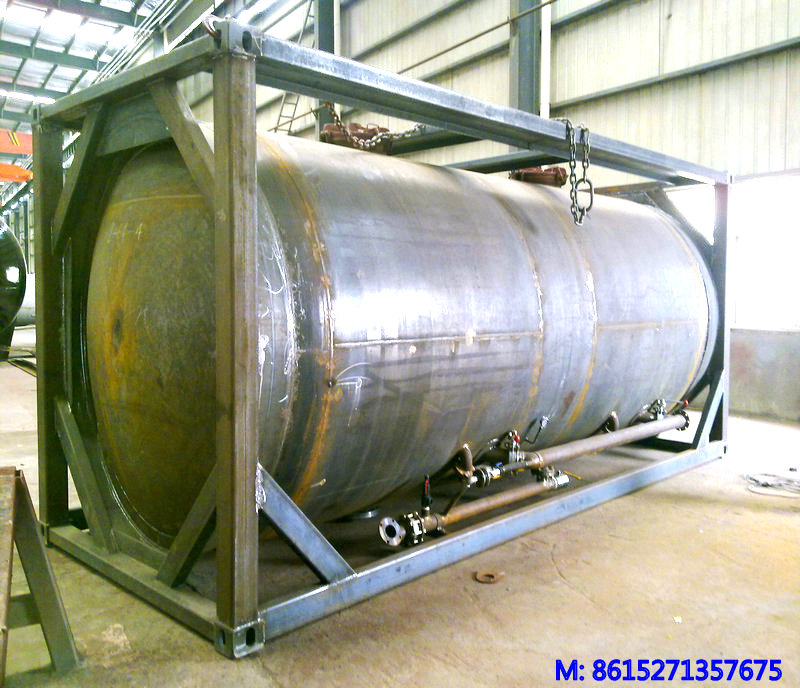 DTA iso tank container for cement / coal ash pneumatic ash fly container