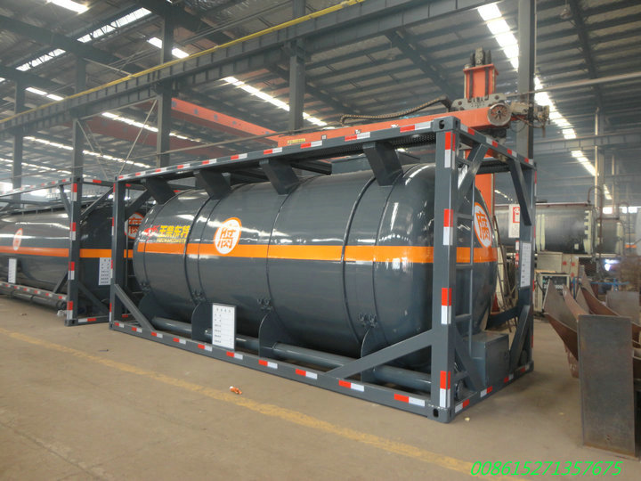 20ft Tank Container for nitric acid tank