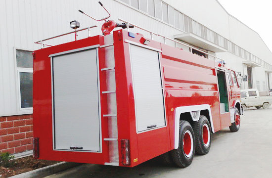 EQ1208GJ5 6X4 water foam tanker fire truck