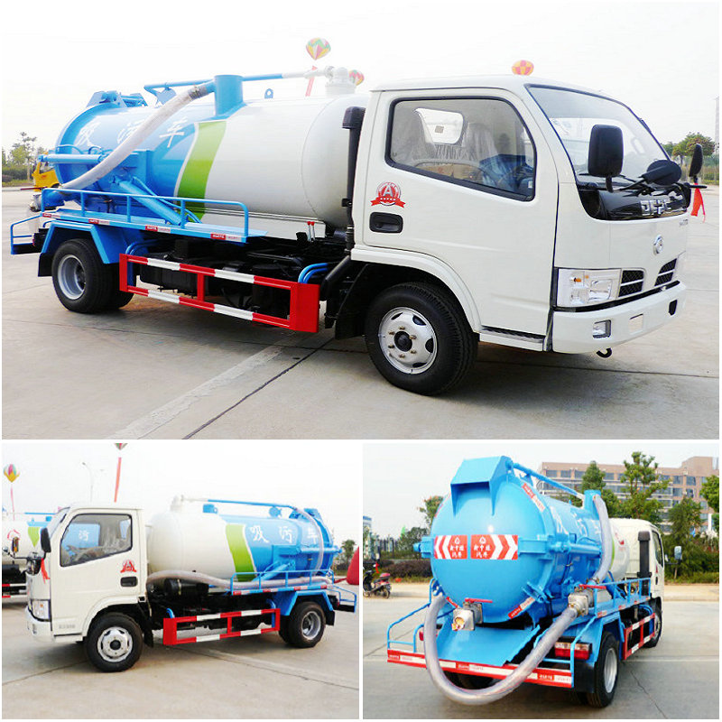 4000L-6000L Vacuum Tanker Truck Septik Truck LHD/RHD 