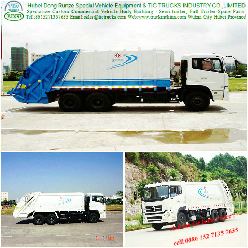 Dongfeng TianlongTrash Compactor Truck Garbage Truck(16-20T)