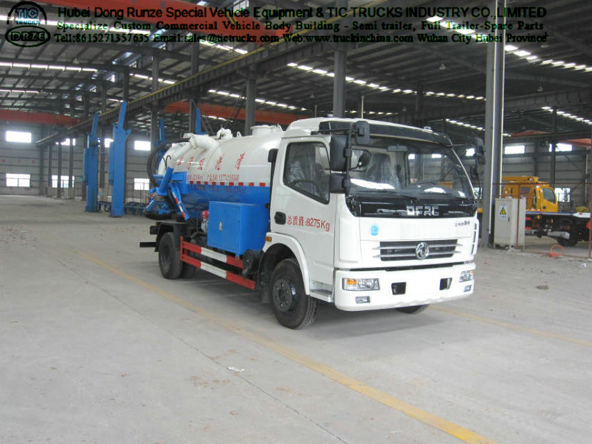 4000L-6000L Vacuum Tanker Truck Septik Truck LHD/RHD 