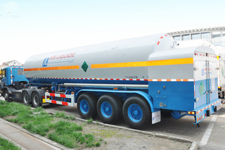 LNG Tank Trailer LNG Cryogenic Liquid Lorry Tanker(LO2 LAr LN2 LCO2)