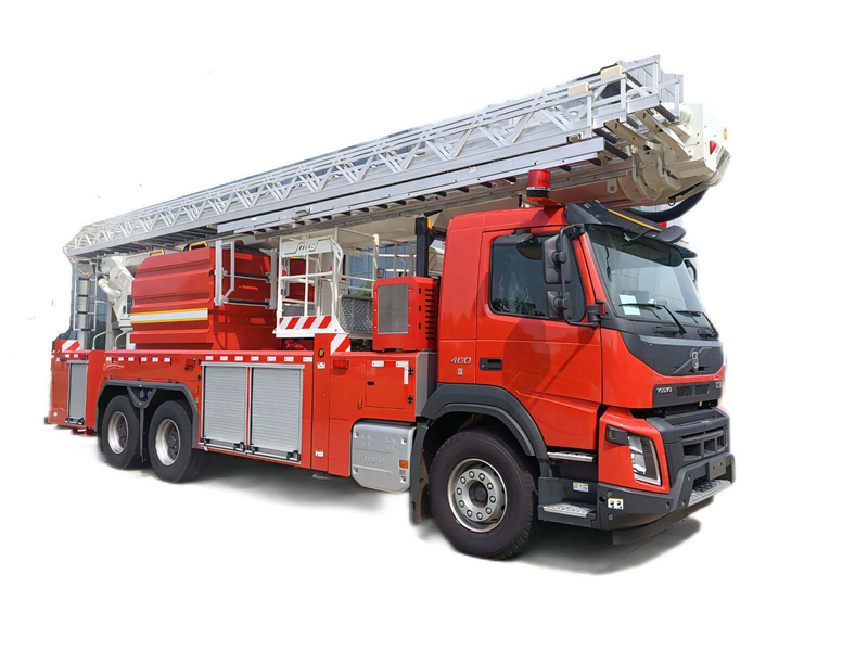 Platform Fire Engine Wholesale Volvo 6x4 Aerial Elevated 34m Platform Fire Truck in Chinese ...