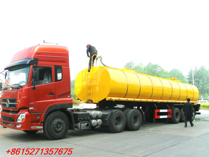DTA bitumen tanker semitrailer 33cbm air suspension