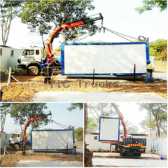 Beiben 6X6 Mounted Crane 5~16t Palfinger for Container Loading Sale