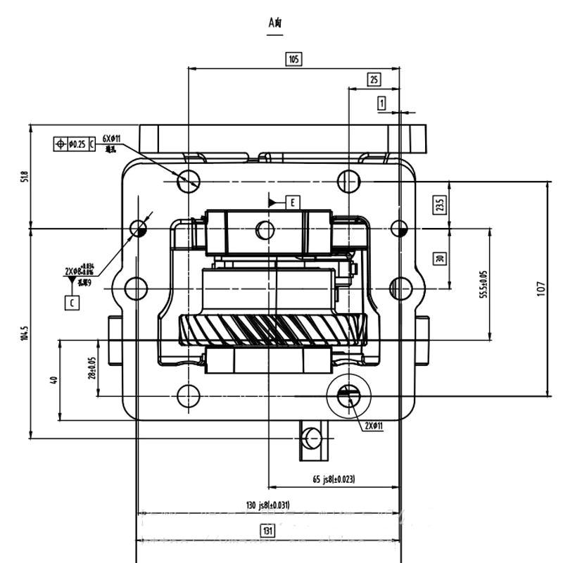 MENWO MR70 Transmission Powertakeoffs (PTOs) Hubei Dong Runze