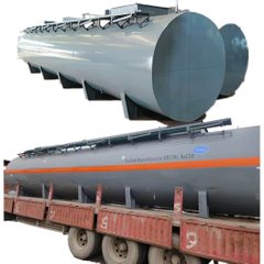 Lined PE Storage Transport Sodium Hypo Tanks For Truck Trailer Mounted with Insulation Layer 6604 Gallon Bleach NaOCL 